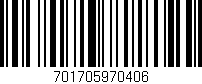 Código de barras (EAN, GTIN, SKU, ISBN): '701705970406'