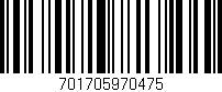 Código de barras (EAN, GTIN, SKU, ISBN): '701705970475'