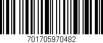 Código de barras (EAN, GTIN, SKU, ISBN): '701705970482'