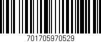 Código de barras (EAN, GTIN, SKU, ISBN): '701705970529'
