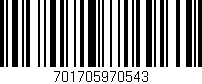Código de barras (EAN, GTIN, SKU, ISBN): '701705970543'
