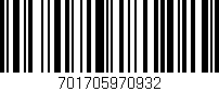 Código de barras (EAN, GTIN, SKU, ISBN): '701705970932'