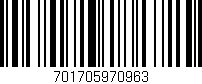 Código de barras (EAN, GTIN, SKU, ISBN): '701705970963'