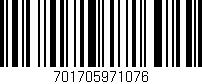 Código de barras (EAN, GTIN, SKU, ISBN): '701705971076'
