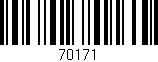 Código de barras (EAN, GTIN, SKU, ISBN): '70171'