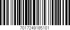 Código de barras (EAN, GTIN, SKU, ISBN): '7017249185101'