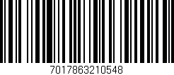 Código de barras (EAN, GTIN, SKU, ISBN): '7017863210548'