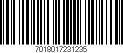 Código de barras (EAN, GTIN, SKU, ISBN): '7018017231235'