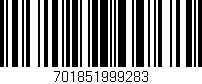 Código de barras (EAN, GTIN, SKU, ISBN): '701851999283'