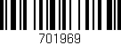 Código de barras (EAN, GTIN, SKU, ISBN): '701969'