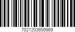 Código de barras (EAN, GTIN, SKU, ISBN): '7021203658969'