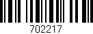 Código de barras (EAN, GTIN, SKU, ISBN): '702217'