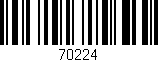Código de barras (EAN, GTIN, SKU, ISBN): '70224'