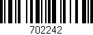 Código de barras (EAN, GTIN, SKU, ISBN): '702242'