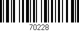 Código de barras (EAN, GTIN, SKU, ISBN): '70228'