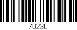 Código de barras (EAN, GTIN, SKU, ISBN): '70230'