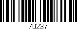 Código de barras (EAN, GTIN, SKU, ISBN): '70237'