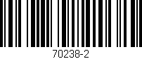 Código de barras (EAN, GTIN, SKU, ISBN): '70238-2'