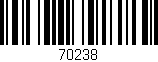 Código de barras (EAN, GTIN, SKU, ISBN): '70238'