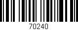 Código de barras (EAN, GTIN, SKU, ISBN): '70240'
