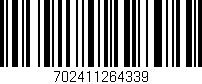 Código de barras (EAN, GTIN, SKU, ISBN): '702411264339'