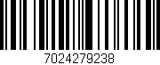 Código de barras (EAN, GTIN, SKU, ISBN): '7024279238'