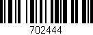 Código de barras (EAN, GTIN, SKU, ISBN): '702444'