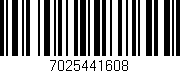 Código de barras (EAN, GTIN, SKU, ISBN): '7025441608'