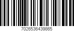 Código de barras (EAN, GTIN, SKU, ISBN): '7026536439865'