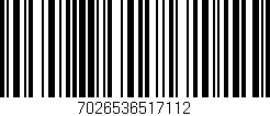 Código de barras (EAN, GTIN, SKU, ISBN): '7026536517112'