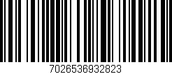 Código de barras (EAN, GTIN, SKU, ISBN): '7026536932823'