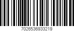 Código de barras (EAN, GTIN, SKU, ISBN): '7026536933219'