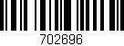 Código de barras (EAN, GTIN, SKU, ISBN): '702696'
