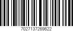 Código de barras (EAN, GTIN, SKU, ISBN): '7027137269622'