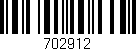 Código de barras (EAN, GTIN, SKU, ISBN): '702912'