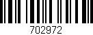 Código de barras (EAN, GTIN, SKU, ISBN): '702972'
