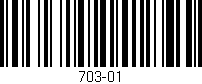 Código de barras (EAN, GTIN, SKU, ISBN): '703-01'
