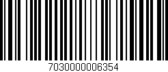 Código de barras (EAN, GTIN, SKU, ISBN): '7030000006354'