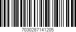 Código de barras (EAN, GTIN, SKU, ISBN): '7030287141205'