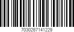 Código de barras (EAN, GTIN, SKU, ISBN): '7030287141229'