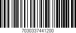 Código de barras (EAN, GTIN, SKU, ISBN): '7030337441200'