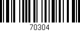 Código de barras (EAN, GTIN, SKU, ISBN): '70304'