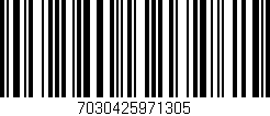 Código de barras (EAN, GTIN, SKU, ISBN): '7030425971305'