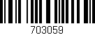 Código de barras (EAN, GTIN, SKU, ISBN): '703059'