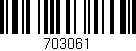 Código de barras (EAN, GTIN, SKU, ISBN): '703061'