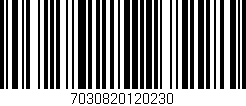 Código de barras (EAN, GTIN, SKU, ISBN): '7030820120230'