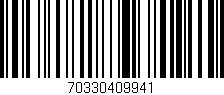 Código de barras (EAN, GTIN, SKU, ISBN): '70330409941'