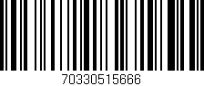 Código de barras (EAN, GTIN, SKU, ISBN): '70330515666'