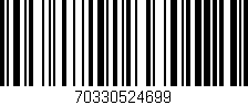Código de barras (EAN, GTIN, SKU, ISBN): '70330524699'