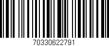 Código de barras (EAN, GTIN, SKU, ISBN): '70330622791'